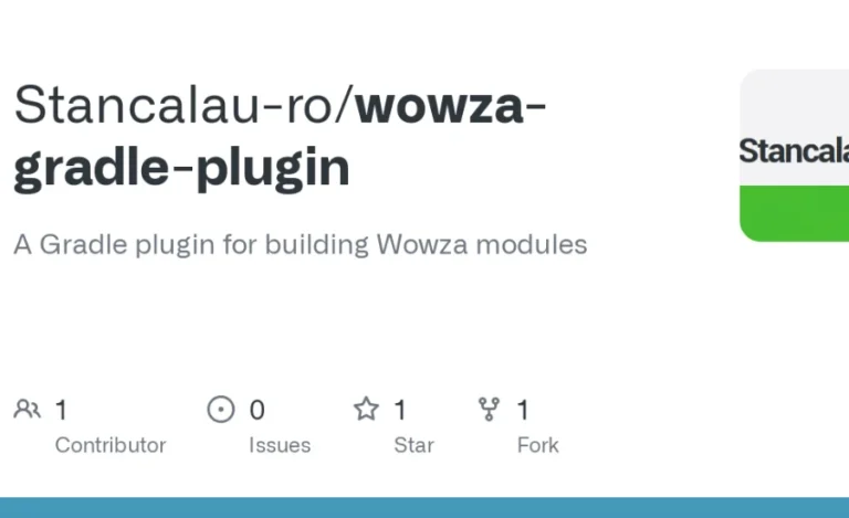 Wowza Gradle Plugin