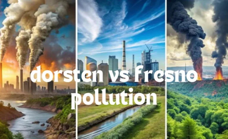 Dorsten vs Fresno Pollution Comparison Chart